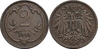 Österreich, Kaiser Franz Joseph I. 2 Heller -