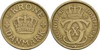 1/2 Krone 1926 Dänemark Christian X. 1912-1947 ss