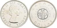 1 Dollar 1964 Kanada 100. Jahrestag der Konferenzen von Charlottetown und Quebec vz