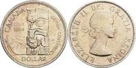 1 Dollar 1958 Kanada 100 Jahre British Columbia ss/ss+