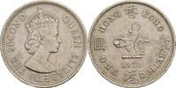 Hongkong 1 Dollar Elizabeth II. -