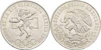 Mexiko 25 Pesos Olympische Sommerspiele Mexiko City 1968 -