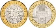Österreich, 2. Republik 50 Schilling Wiener Secession -