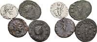 ROM Lot 1 Stk. Denar, 3 Stk. Folles, Antoniniane Septimius Severus 193-211 -