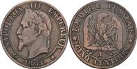 Frankreich Cinq (5) Centimes Napoleon III. 1852-1870 -