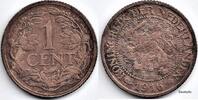 Netherlands Nederland 1916 1 Cent Wilhelmina (lange 6) -