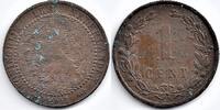 Netherlands Nederland 1901a 1 Cent Wilhelmina 'Koningrijk'(oxydatie vlekken) -