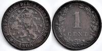 Netherlands Nederland 1900 a 1 Cent Wilhelmina (ronde nullen) -