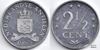 Nederlandse Antillen Nederlandse Antillen 1985 2,5 Cent Beatrix : kz met 4 bladeren -