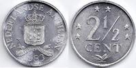 Nederlandse Antillen Nederlandse Antillen 1983 2,5 Cent Beatrix (stempelschade, mogelijk olie) -