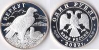  2002 Rusland Rusland 2002 1 Roebel  Wild life-Steenarend (golden eagle)  Zilver PP