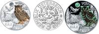 Oostenrijk 3 Euro Oostenrijk 2018 3 euro Uil -