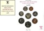 Verenigd Koninkrijk Groot Brittannië 1986 set met de 2 Pounds Com -
