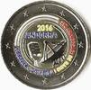  2016 Gekleurde  euromunten 2 Euro Andorra 2016 150 jaar hervorming van 1866 gekleurd 
