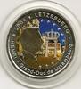 Gekleurde euromunten 2 Euro Luxemburg 2004 Groothertog Henri Gekleurd 002/3 -