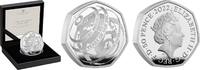 Verenigd Koninkrijk 50 pence Groot Brittannië 2022 50 Pence '100 Years of BBC' Zilver Piedfort -