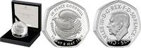 50 pence 2025 Verenigd Koninkrijk Groot Brittannië 2025 50 Pence  80 Jr. VE-Day  Zilver  (PF) PP