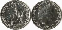 Verenigd Koninkrijk Groot Brittannië 2015 2 Pounds Britannia Zilver -