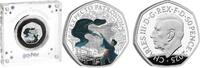 Verenigd Koninkrijk  Groot Brittannië 2025 50 Pence 'Harry Potter - Patronus' Zilver Gekle