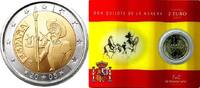 Eurom&uuml;nzen 2005 2 Euro Spanje 2005 Don Quichotte in coincard  34.63 US$  +  63.59 US$ shipping