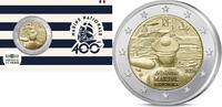 Speciale 2 euromunten 2 Euro 2 Euro Frankrijk 2026 '400 jr. Franse Marine' in coincard -