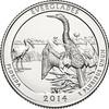  2014 P KM ??? U.S.A ¼ Dollar Everglades unz 1.76 US$  +  40.47 US$ shipping