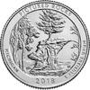  2018 P U.S.A ¼ Dollar Pictured Rocks unz 1.76 US$  +  40.47 US$ shipping