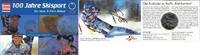 Oostenrijk 5 Euro Oostenrijk 2005 5 euro, 100 Jahre skisport in Blister Stepan Eberharter -