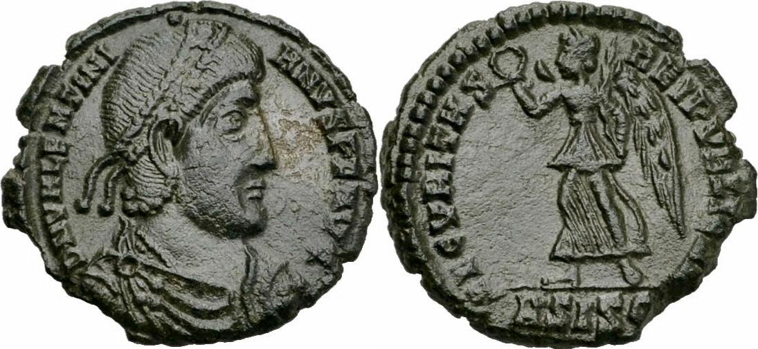 Römisches Kaiserreich 364-367 Valentinianus I Centenionalis Siscia