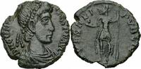 1/2 Centenionalis 355-361 Römisches Kaiserreich Rom Constantius II Nummus 355-361 SPES REI PVBLICE Kaiser Helm Globus Speer Sehr schön / schön