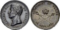 Frankreich Medaille Frankreich Karl X Charles Silber Medaille 1824 Depaulis Krönung Collignon 431 -