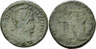 Follis nach 320 Völkerwanderung Constantin I Follis Beischlag Ticinum VICTORIAE LAETAE PRINC PERP Victoria Altar Schön