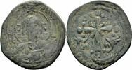 Follis 1078-1081 Byzanz Nicephorus III Botaniates Anonymer Follis Konstantinopel Christ Kreuz Sear 1889 Sehr schön / fast vorzüglich