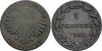 Frankfurt, Stadt 1 Kreuzer Frankfurt Freie Stadt 1 Kreuzer 1855 Billon Adler Krone Jaeger 18 AKS 25 -