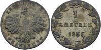 Frankfurt, Stadt 1 Kreuzer Frankfurt Freie Stadt 1 Kreuzer 1855 Billon Adler Krone Jaeger 18 AKS 25 -