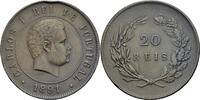 Portugal 20 Reis 1891 Portugal Carlos I 20 Reis 1891 Lissabon Kupfer Kar... 93.64 元  ＋  23.41 元 运费