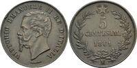 Italien 5 Centesimi 1861 Italien Vittorio Emanuele II. 5 Centesimi 1861 ... 124.85 元  ＋  19.51 元 运费