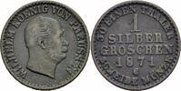 Brandenburg-Preu&szlig;en 1 Groschen 1871 Preu&szlig;en Wilhelm I. 1 Silbergroschen ... 78.03 元  ＋  19.51 元 运费