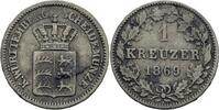 W&uuml;rttemberg 1 Kreuzer 1869 W&uuml;rttemberg K&ouml;nigreich Karl I. 1 Kreuzer 1869... 66.33 元  ＋  19.51 元 运费