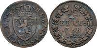 Nassau 1/4 Kreuzer 1822 Nassau Herzogtum Wilhelm 1/4 Kreuzer 1822 Z Limb... 10.42 US$  +  2.89 US$ shipping