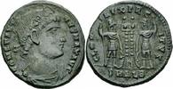 Rom Kaiserreich Follis Constantin I Follis Alexandria 333-5 GLORIA EXERCITVS Soldaten Standarten RIC 58